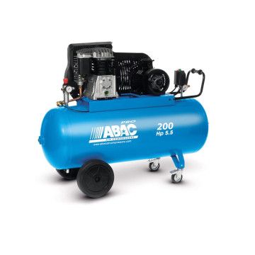Compresseur bicylindre ABAC PRO B5900B/200 CT5,5 | 11 bars | 5,5 CV/4 kW | 653 L/min | 200 L | 400 V