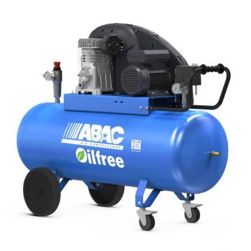 Kompresor dwutłokowy bezolejowy ABAC ZERO PRO EXP A29B-0 150 CT3 | 10 bar | 3.0 KM / 2.2 kW | 320 l/min | 150l | 400V