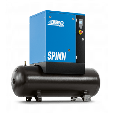 Compresseur à vis ABAC SPINN 7,5 8 400/50K 200 C CE | 8 bars | 10 CV/7,5 kW | 1062 L/min | 200 L