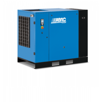 Compresseur à vis ABAC SPINN 15XE 8 400/50 FM CE | 8 bars | 20 CV/15 kW | 2450 L/min | avec sécheur